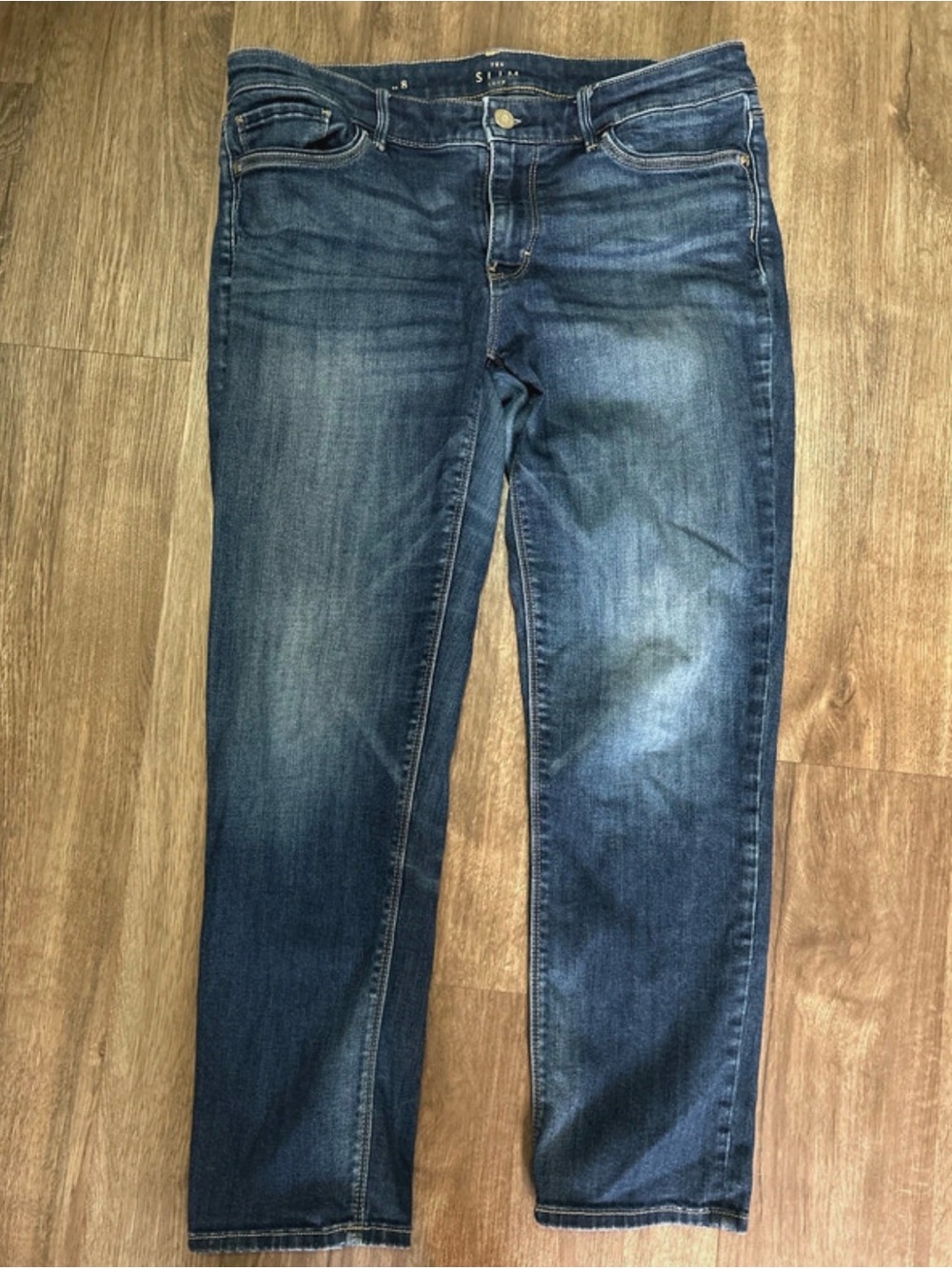 Women's Dark Blue Ankle Jeans